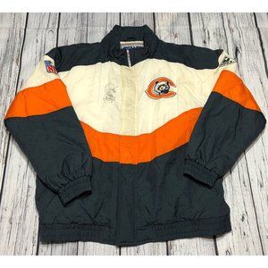Vtg 90’s Signed Otis Wilson 55 Apex One Pro Line Chicago Bears Jacket Size XL
